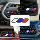 All Year Models Toyota Tacoma TRD Tundra RAV4 Tri-Color Grille Badge Emblem Car Accessories
