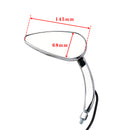 Chrome Custom Dynamics LED Turn Signal Mirrors For Sportster XL 1200 883 1990-Up