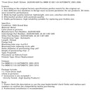 Front Drive Shaft 702mm 26203401609 For BMW X3 E83 3.0i AUTOMATIC 2005-2006