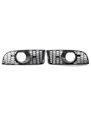 Front Bumper Fog Light Grille For BMW 3 Series E90 E92 E93 M3 Style 2009-2011