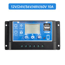 12V-60V PWM Solar Controller Display Current Solar Street Light Control 0V Start