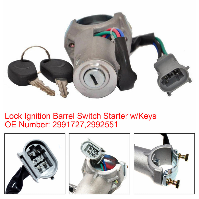Lock Ignition Barrel Switch Starter w/Keys 2991727 For Iveco Daily Mk3 99-06