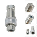 3/8" NPT Hydraulic Quick Connect Coupler ISO B 7241 Male & Female