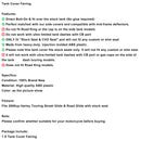 Stretched Tank Cover Fairing For Touring Street Glide & Road Glide 2009+