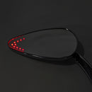 Chrome Custom Dynamics LED Turn Signal Mirrors For Sportster XL 1200 883 1990-Up