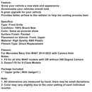 Chrome Front Bumper Grill Grille Fit Mercedes Vito W447 2014-2023 GT Stlye