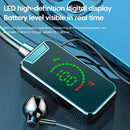 Bluetooth Headphones 5.3 Smart Digital Display for Games Live Singing Ear-Return