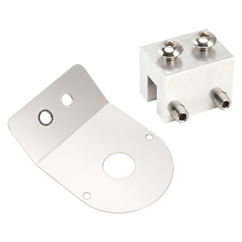 45 Degree Watermelon Light Mount Frame Bracket Angled Clamp Stainless Steel