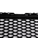 Chrome/Black Front Honeycomb Bumper Grille Grill Fit Audi Q5 2013-2017