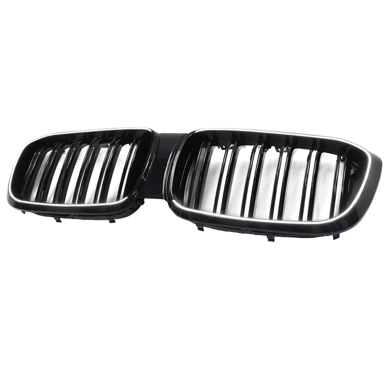 Front Kidney Mesh Grille Grill Fit BMW X4 G02 X3 G01 G08 2018-2021 Pre LCI