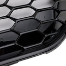 Front Bumper Grille Grill Fit Ford Focus ST + ST Line MK4 2018-2021 Black