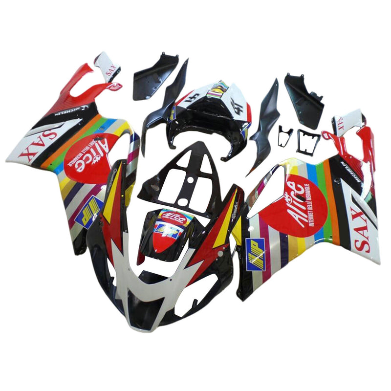 Amotopart Aprilia RSV1000 2003-2006 Fairing Kit Bodywork Plastic