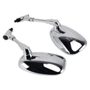 Set of 2 Chrome Rearview Mirrors For Honda VTX1300S 2003-2007 VTX1800C 2002-2006