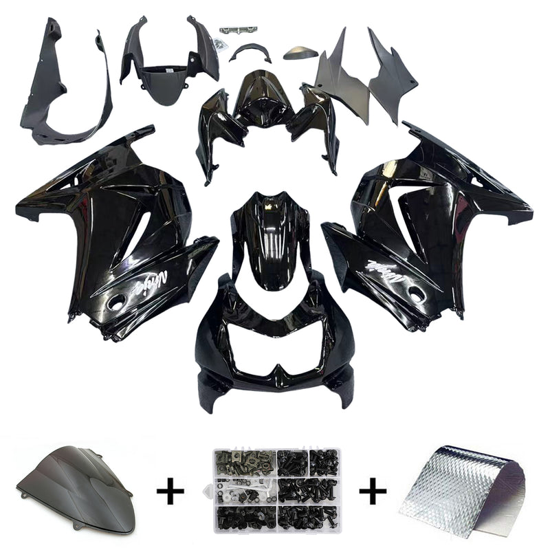 Amotopart Kawasaki EX250 Ninja250R 2008-2012 Fairing Kit Bodywork Plastic ABS