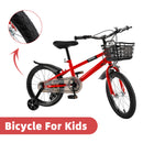 14"/16" Children Bicycle Toddlers Bike with Training Wheels Basket Kickstand