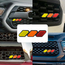 All Year Models Toyota Tacoma TRD Tundra RAV4 Tri-Color Grille Badge Emblem Car Accessories