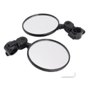 Black Adjustable Handlebar Mirror Folding Mirrors For 22-24 mm Enduro Handle bar