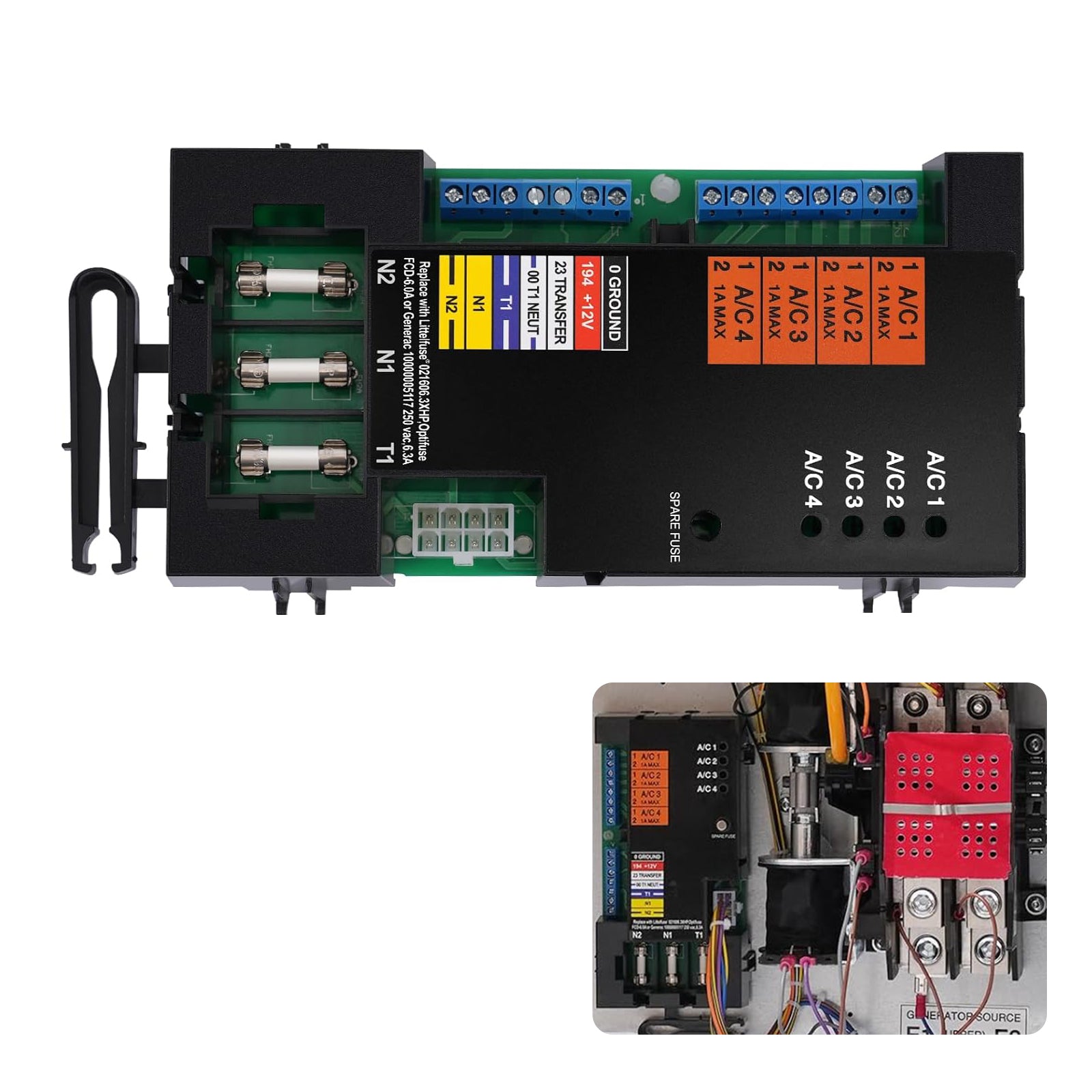 A0004499959 Smart AC Module Load Shed Module (SACM) w/Fuse for Generac
