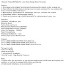 Vacuum Pump LR096061 For Land Rover Range Rover Discovery