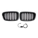 2012-2014 BMW 1 Series F20 F21 2PCS Front Bumper Kidney Grille Grill 551137239021