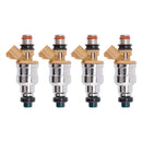 4Pcs Fuel Injector For Mazda 323 Miata Protege Ford Escort 1.8L 195500-2180