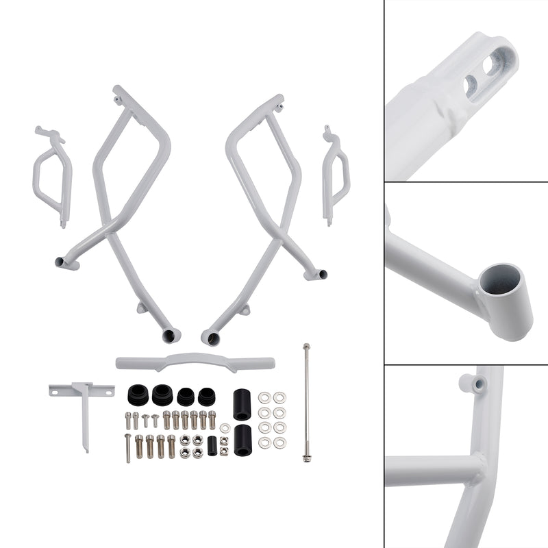 Engine Guard Frame Anti-Crash Bumper Protect White For Du Desertx 2022-2024 23