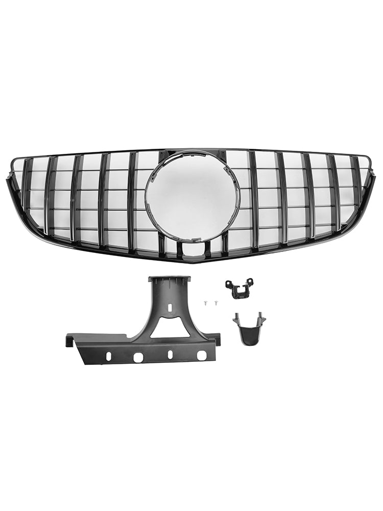 GT Style Front Bumper Grille Grill Fit Mercedes E-CLASS W207 Coupe 2014-2017