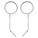 REAR VIEW MIRRORS CHROME MIRROR ROUND 8MM Fits HONDA PASSPORT C50 C70 C90