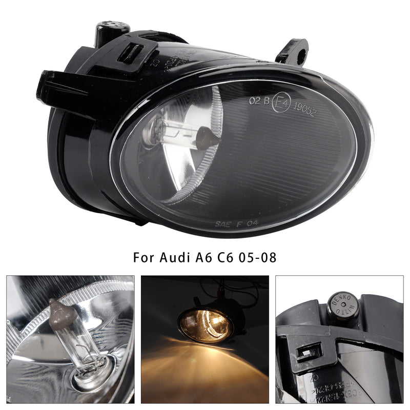 1 Pcs Right Front Bumper Fog Light For Audi A6 C6 2005 2006 2007 2008