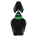 2014-2025 2024 For Kawasaki Z1000 Lower Front W/ Rear Seat Driver Pillion Green1
