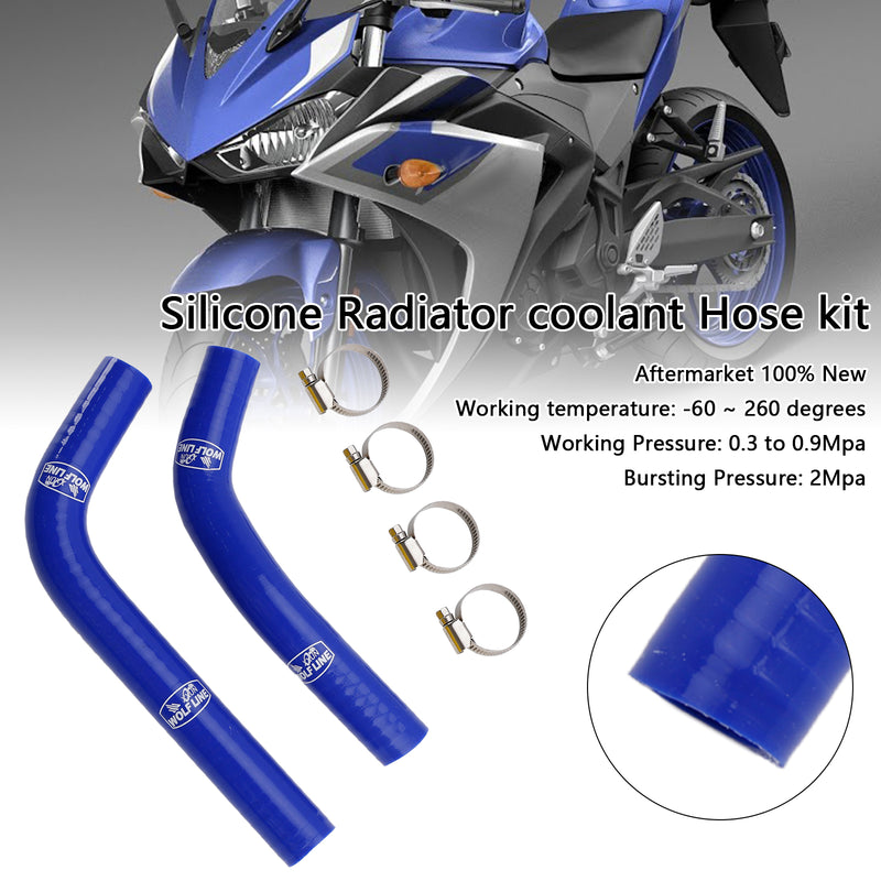 Silicone Radiator coolant Hose For Yamaha MT-03 MT-25 YZF R3 R25 2015-2024