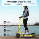 8.5" Electric Scooter for Adult Folding Electric Scooter with 350W Motor 21 MPH Max Speed 25 Miles Long-Range and Deck Lights Yellow