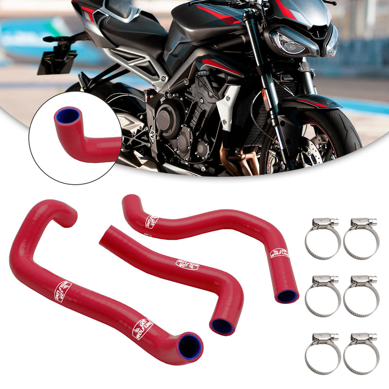 Silicone Radiator coolant Hose kit For Street Triple 765 R RS 2020-2022