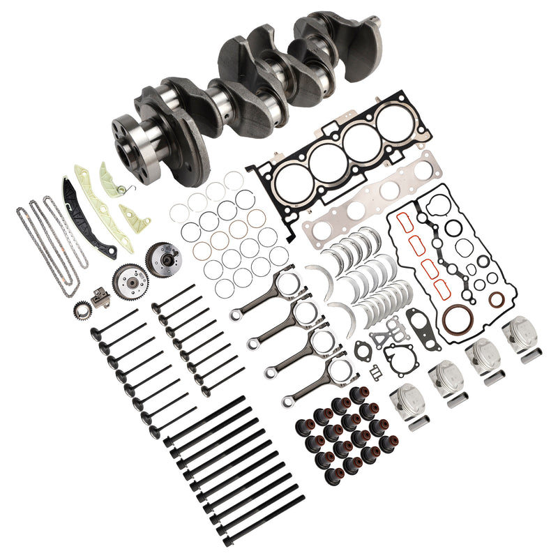 G4KD 2.0L Engine Overhaul Rebuild Kit Crankshaft Rods Timing Kit for Kia Optima 2006-2010