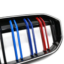 BMW 3 Series G20 G28 2023-2024 M Double Line Black Front Kidney Grille Mesh