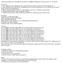 Radiator Expansion Tank Mounting Plate For BMW E46 MT 17111436250