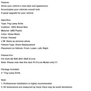 Black Front Fog Lamp Grille Grill Cover Fit Audi Q5 SQ5 S-Line 2021-2025