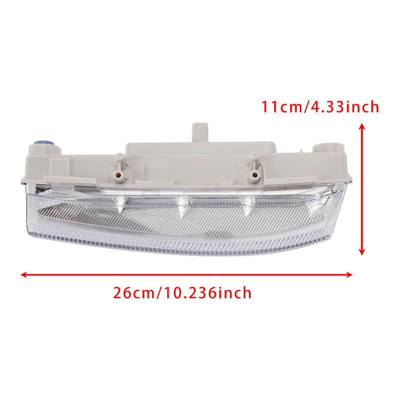 LED Daytime Running Left Fog Lights For Mercedes Benz W204 S204 W212 2007-2014