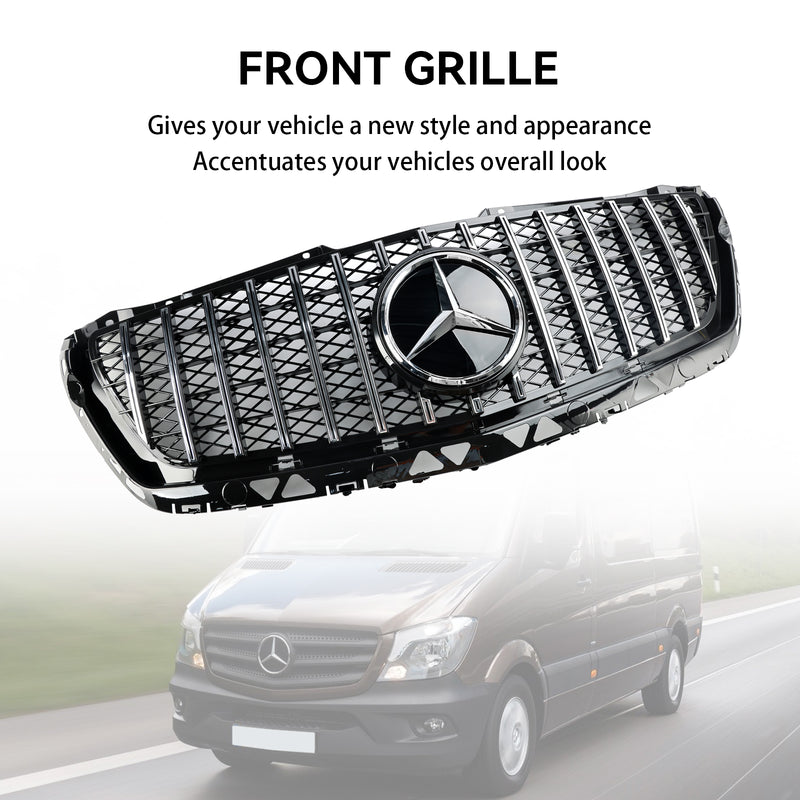 Mercedes Benz Sprinter W906 2014-2018 Chrome Front Bumper Grill Grille