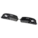 Front Bumper Fog Light Grill Grille Fit Audi Q5 S-Line SQ5 2013-2017 Black