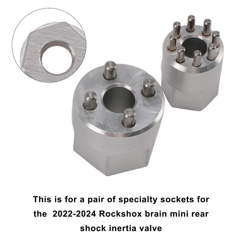 RockShox Brain Inertia Valve Tool 2022-2024–Socket Set for Specialized MINI Shock