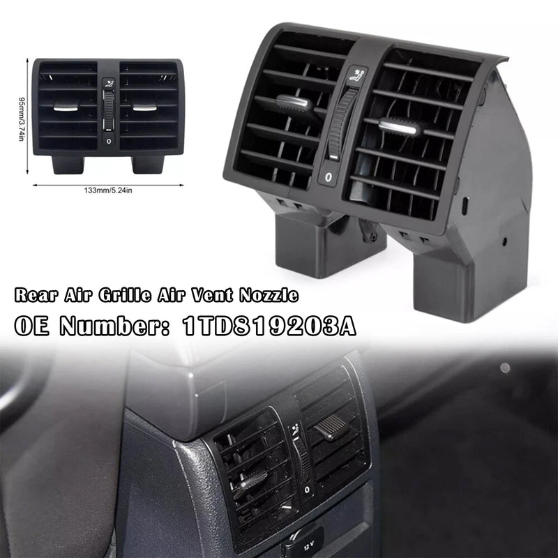 Rear Air Grille Air Vent Nozzle 1TD819203A For VW Touran Caddy 2004-2015