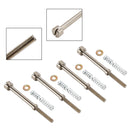 4X Carburetor Rebuild Kit Idle Screw Spark Plug fit for 90-06 Big Twin 27006-88