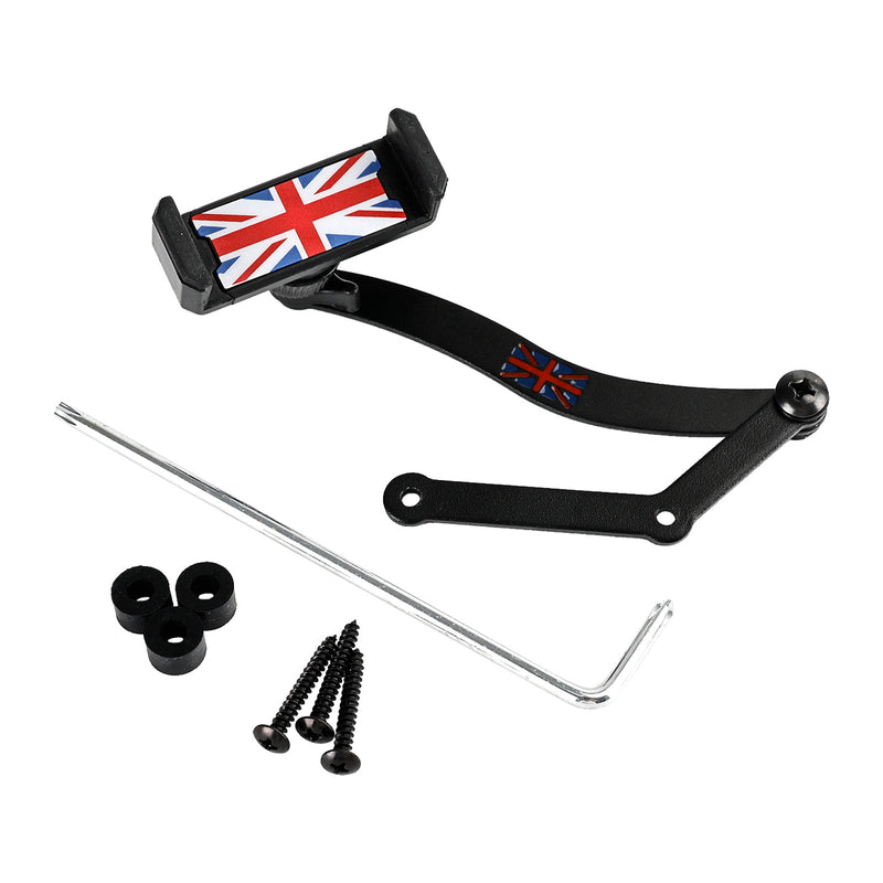 360��Rotation Car Mobile Phone Holder Mount for Mini Cooper R50 R52 R53 Red