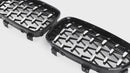 Front Grille Fit BMW 1 Series E81 E87 E82 E88 128i 135i 2008-2012 Black & Chrome Generic