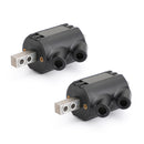 2PCS Ignition Coils 3 ohm Dual output For Honda cb 500 550 750 GL1000 DC1-1 Generic
