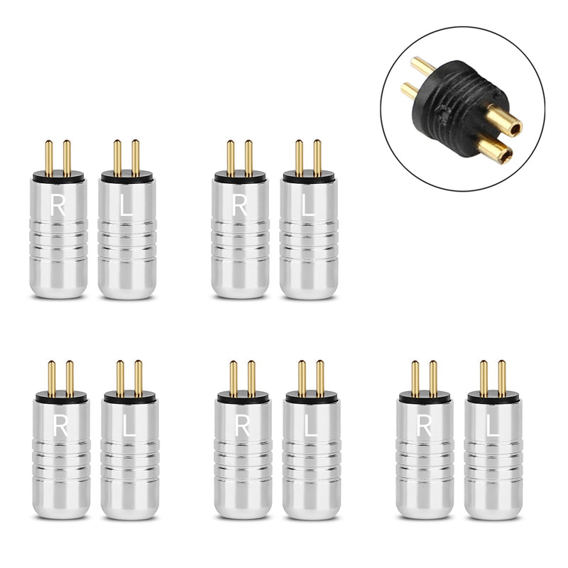 5PCS Earphone Pins 0.78mm Plug Audio Connector For JH Audio JH16 JH11 Pro Chrome