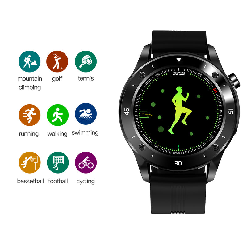 Smart Watch Heart Rate Blood Pressure Fitness Tracker Pedometer for Android iOS