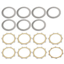 Clutch Kit Iron & Friction Plates for Honda NTV NT XL XRV VT 650 700 1988-2014 Generic