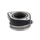 2x Carburetor Intake Adapter Flange Manifold w/Clamp For VM24 PE26 PE28 PWK 28mm